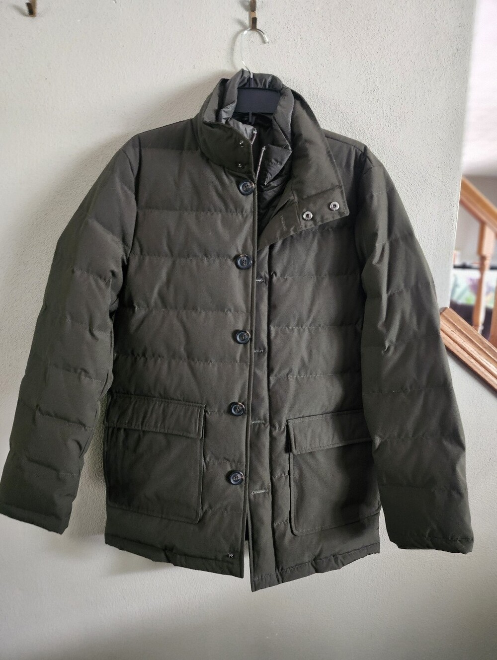 Jack Victor Elements Jesse Puffer Parka Jacket S NWT Olive Green Men Winter Coat